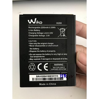 Pin điện thoại wiko suny 3 plus , k200 zin hãng