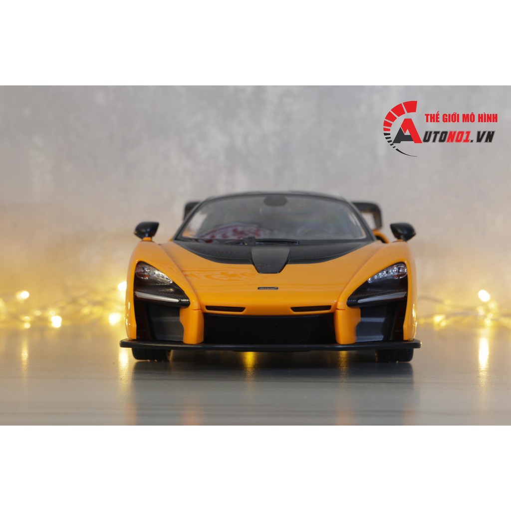 MÔ HÌNH XE ĐIỀU KHIỂN Ô TÔ MCLAREN SENNA ORANGE 1:14 RASTAR 7242