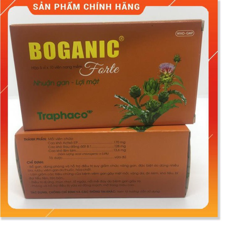 Giải độc gan BOGANIC Forte 50 viên nang mềm