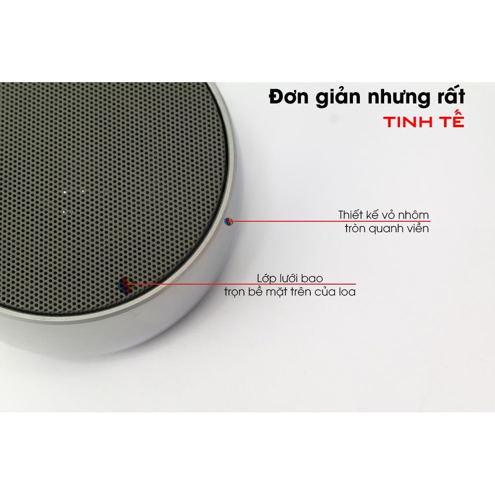 Loa bluetooth BS01 Mini tiện dụng, kiểu dáng sành điệu, âm thanh dịu không vỡ, bass rõ ràng - Việt Linh Store