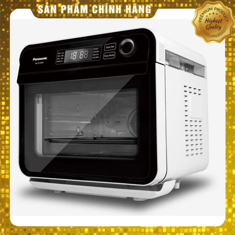 (Ở ĐÂU RẺ HƠN HOÀN TIỀN)Lò hấp nướng đối lưu đa năng Panasonic NU-SC100W