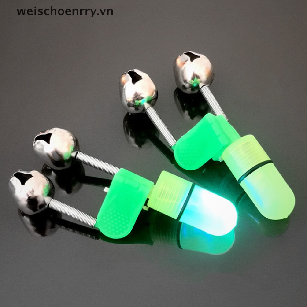 Set 5 Chuông Báo Cá Cắn Câu Có Đèn LED Gắn Cần Câu Tiện Dụng