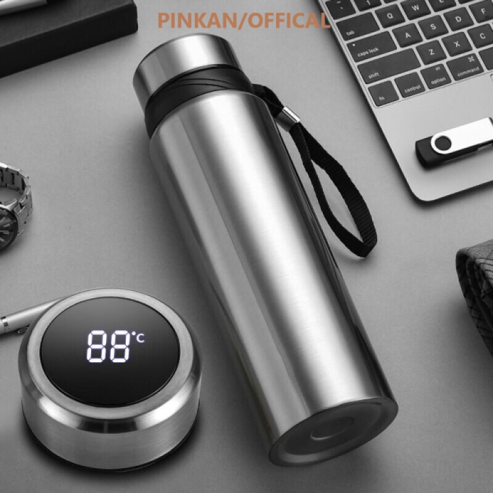 Bình Giữ Nhiệt Bình Nước Dung Tích Lớn Inox304 có màn hình hiển thị nhiệt độ BTC04