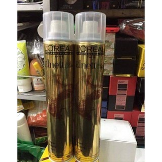 Gôm Xịt Tóc Loreal Gold Sang Trọng 420ml - Tặng Lược
