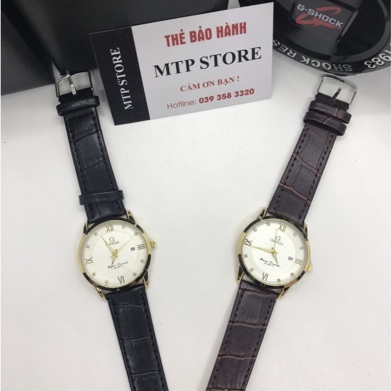 Đồng hồ Nam Omega dây da cáo cấp, có thẻ bảo hành, tặng box - Đồng.hồ.omega | BigBuy360 - bigbuy360.vn