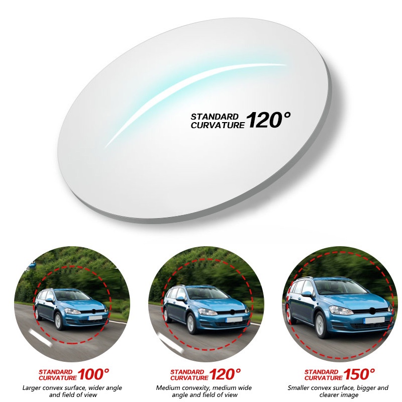 Bộ 2 Gương Cầu Lồi HD Xoay 360 Độ Cho Xe Hơi