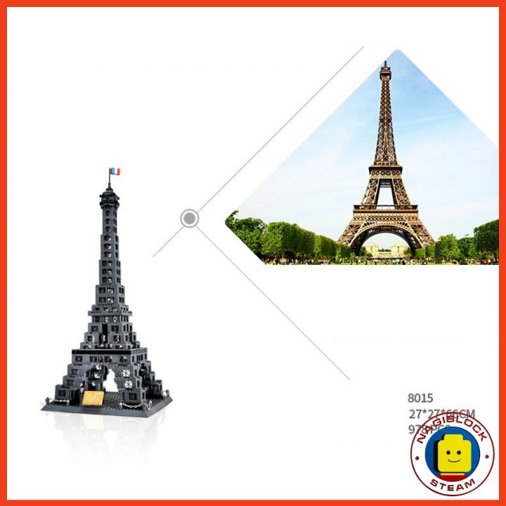 Mô hình lắp ráp Tháp Eiffel Paris Pháp WANGE 8015-5217