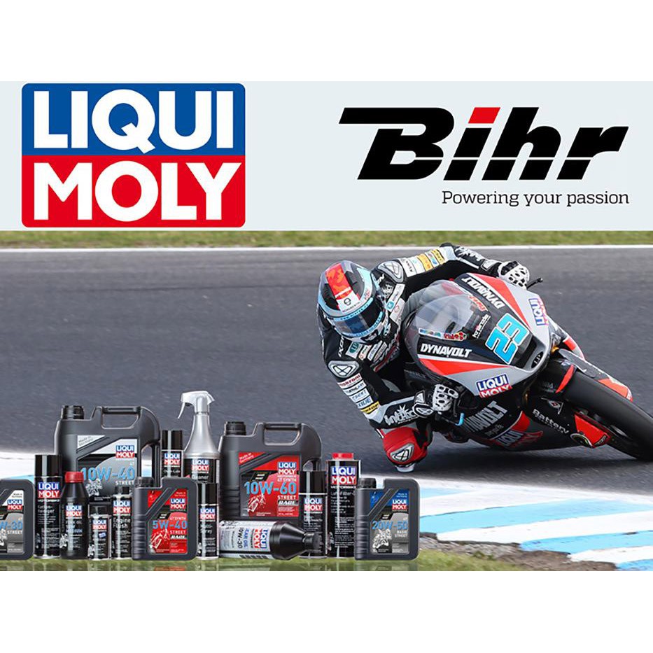 Liqui Moly – Dầu Nhớt Motorbike Street 4T 10W-40 (1521) - Made in Germany - Cấp nhớt SN - Viscosity Index: 158 Fully SYN