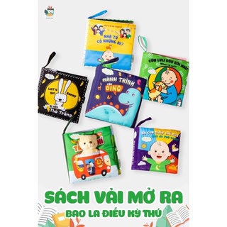 Sách vải kích thích thị giác, xúc giác, thính giác