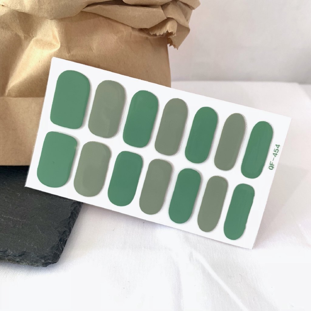 Miếng dán trang trí móng tay màu gradient chống nước