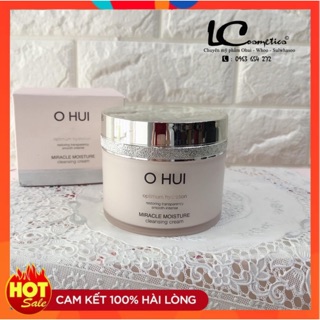 Kem tẩy trang Ohui Miracle Moisture Cleansing Cream💦CHUẨN AUTH 100%💦sạch nhẹ dịu cho làn da mềm mịn-hũ 200ml