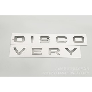 Đề can Chữ DISCOVERY nổi dán ô tô - Logo DISCOVERY - Decal Ô tô Decal chữ nổi kim loại 3D cao cấp Discovery SS55