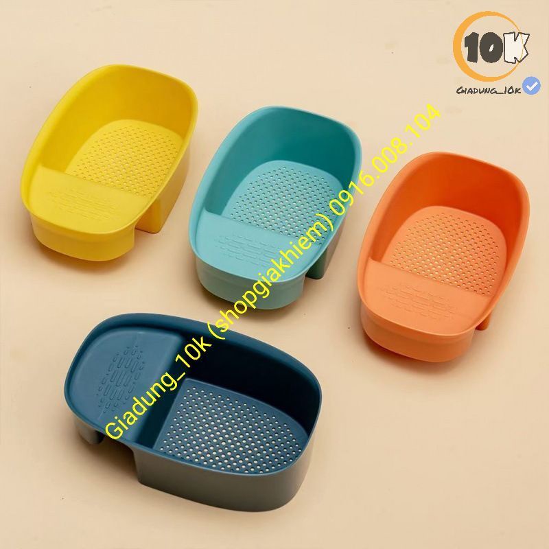 Khay Nhựa Bầu Dục Đa Năng Lọc Rác, Gài Bồn Rửa Chén, Bồn Rửa Bát – Rổ Nhựa Đựng Giẻ Rửa Chén (z13)