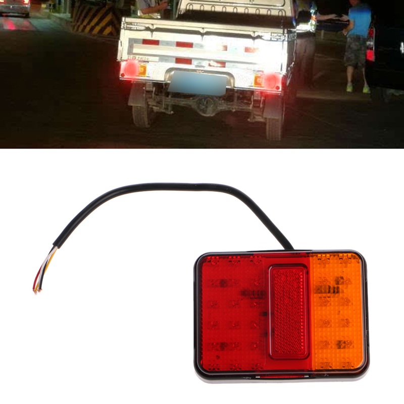 Đèn Led 30 Bóng Gắn Biển Số Đuôi Xe Tải Báo Tín Hiệu Xi Nhan