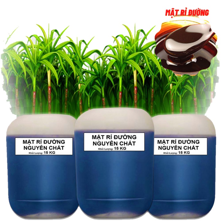MẬT RỈ ĐƯỜNG NUÔI CẤY VI SINH, Ủ Phân Bón, Rác Thải Hữu Cơ, Xử Lý Nước Thải, Nông Nghiệp, Chăn Nuôi - CAN 15 KG