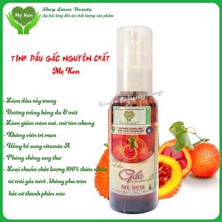 Tinh Dầu Gấc Nguyên Chất Mẹ Ken, Tẩy Trang, Dưỡng Da, Ngừa Mụn Loại Bỏ Thâm, Bổ Sung Vitamin A 50ml