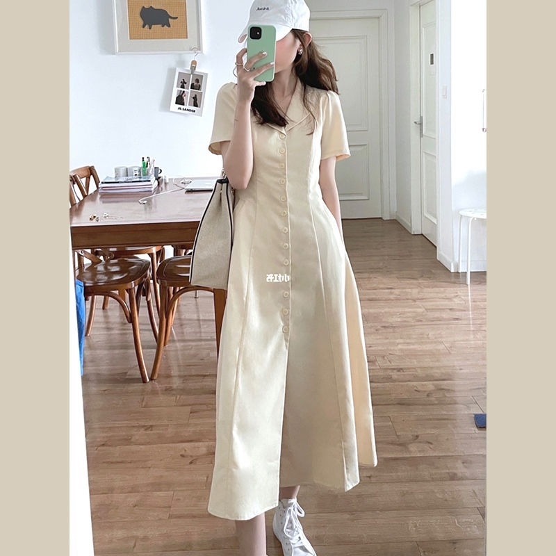 Đầm Sơ Mi Thiết Kế Mới Cao Cấp Thời Trang Theo Phong Cách Hàn Quốc