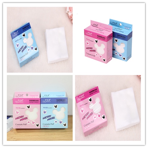 [Hàng mới về] Bộ 50 miếng bông tẩy trang sử dụng một lần tiện dụng
