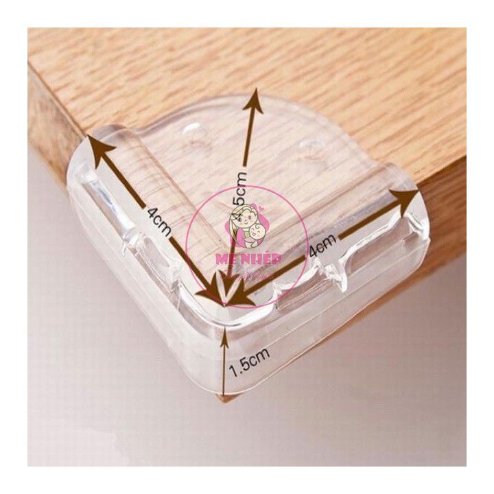 Miếng bọc góc bàn bằng silicon an toàn cho bé