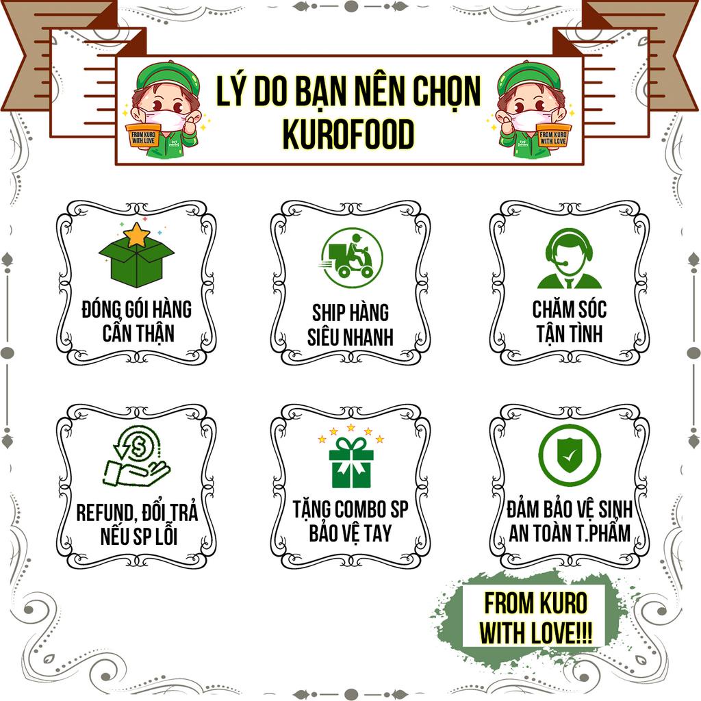 Đồ ăn vặt - Rong Biển Cháy Tỏi Loại 1 Kèm Quà + Hoàn Tiền - KuroFood