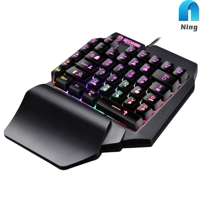 Bàn phím mini một tay có dây chơi game PUBG CF cho điện thoại/máy tính bảng