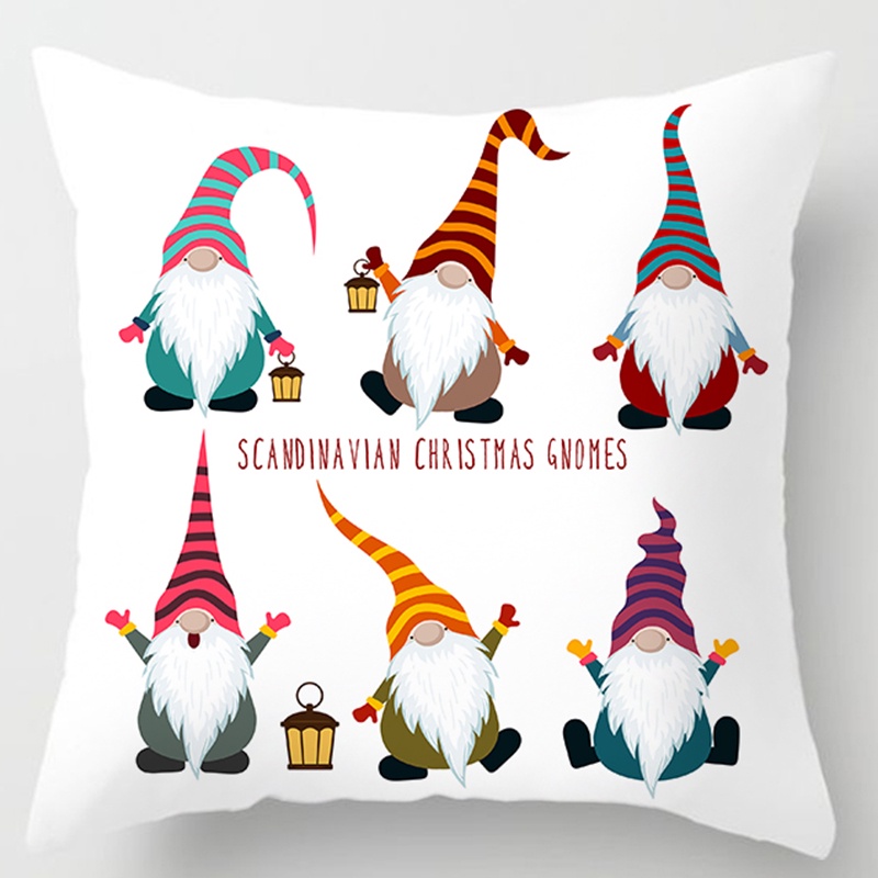 Christmas pattern pillow case sofa bed cushion cover home decoration