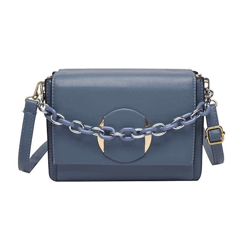 Túi Đeo Vai Hình Vuông Cỡ Nhỏ Phối Dây Đeo Sợi Xích Thời Trang Cho Nữ