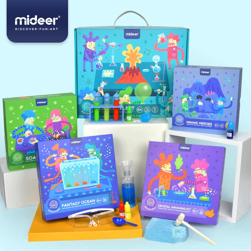 MIDEER SCIENCE TALENT – BỘ TRÒ CHƠI THỰC HÀNH THÍ NGHIỆM KHOA HỌC CHO TRẺ 6+ – MY MICKEY SHOP (CÓ BẢN DỊCH HDSD)