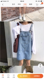 Yếm Váy Jeans ( Có ảnh thật )