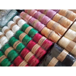Sợi dệt dẹp ribbon. Quỳnh Như