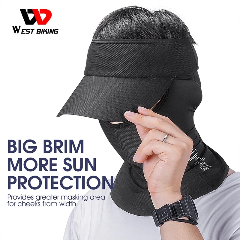 Mũ trùm đầu WEST BIKING chống tia UV bảo vệ toàn diện thoáng khí tiện dụng