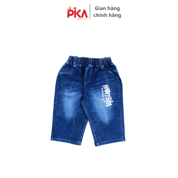 Quần áo trẻ em - Pika kids - Quần bò bé trai chất liệu jean mềm, co giãn - cho bé từ 25-42 kg