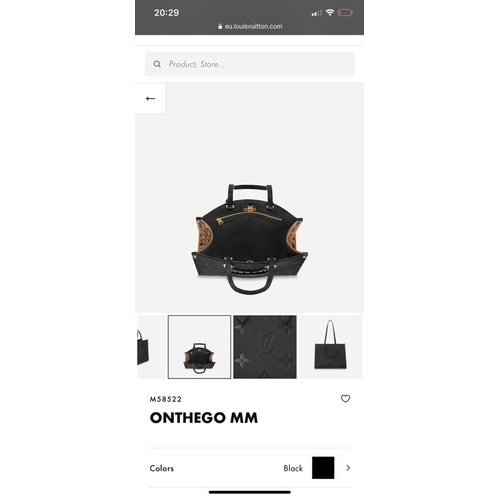 Túi xách nữ - Túi công sở LV On the go chuẩn size 35 FULL BOX