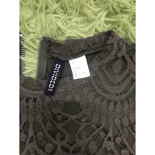 Váy xanh rêu size m 150k