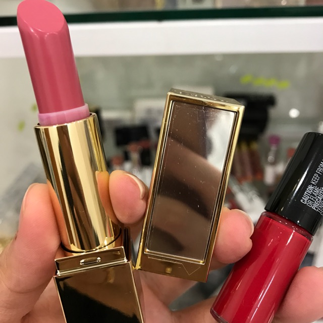 Son Estee Lauder-Mã 220 (tặng son Mini Lancome 378)