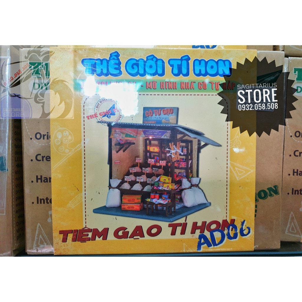 Mô Hình Lắp Ráp Tiệm Gạo Tí Hon - AD06