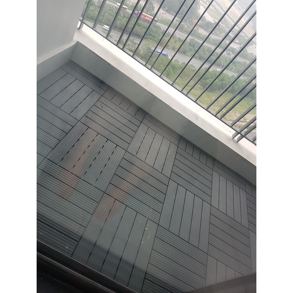 20 Tấm Vỉ Nhựa Lót Sàn Home Max. Lót Sàn Ban Công/Nhà/Hồ Bơi/Sân Thượng, , Chống Trơn, Hàng VNXK -