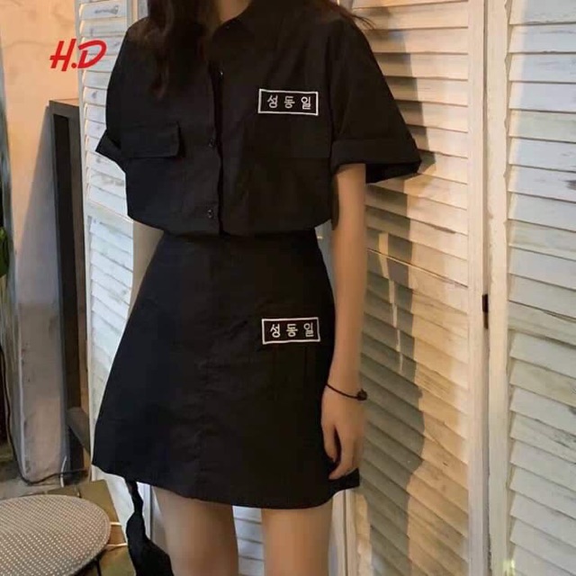 Áo sơmi 2 túi thêu chữ HDV466 | BigBuy360 - bigbuy360.vn
