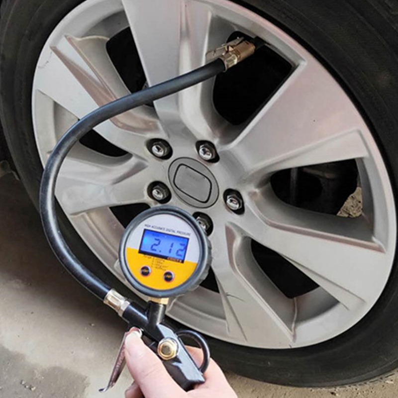 Đồng Hồ Đo Áp Suất Lốp Xe Hơi / Xe Máy 220psi Chuyên Dụng