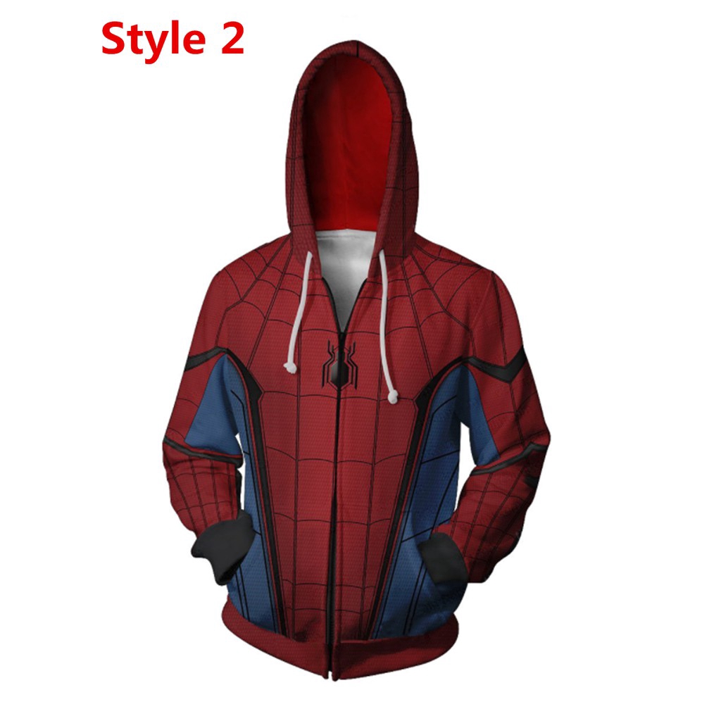 Áo KhoáC Hoodie Có KhóA KéO HìNh NgườI NhệN