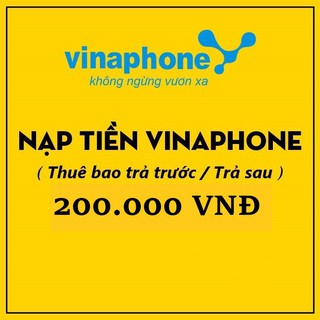Thẻ cào vinaphone 200k - thẻ cào 247
