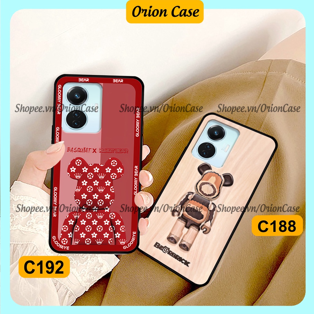 Ốp lưng Vivo Y55 2022 in hình bearbrick 3D thời trang, cá tính. ốp chống sốc, bền đẹp