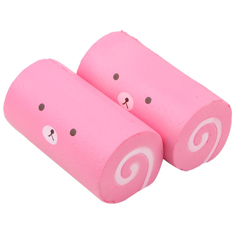 Squishy Lớn JUMBO Hình bánh gấu trúc kem cuộn Đồ Chơi Xốp Giảm Stress Hình mềm mịn dễ Thương đàn hồi Cho Bé