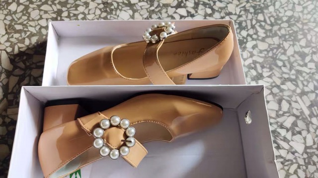 (Hàng có sẵn) Giày nữ mũi vuông, giày nữ công sở sang chảnh ( video + ảnh thật) | BigBuy360 - bigbuy360.vn