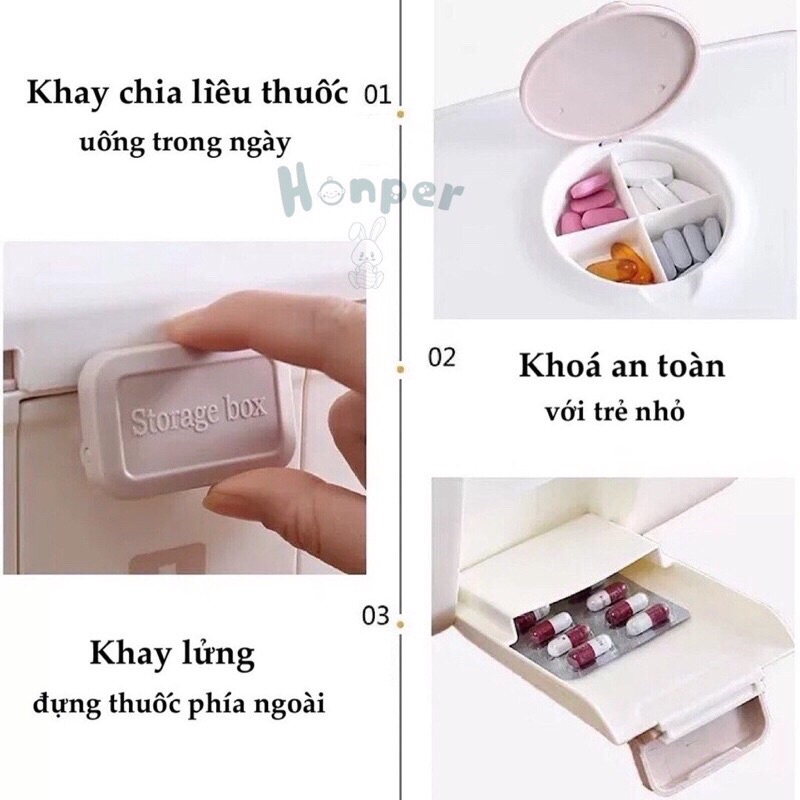 Hộp đựng thuốc siêu xịn sò Honper