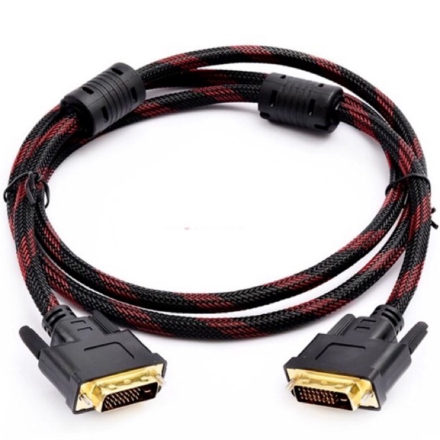 Dây Cáp DVI Sang DVI 1.5m Tròn Bọc Lưới