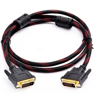 Dây cáp dvi sang dvi 1.5m tròn bọc lưới