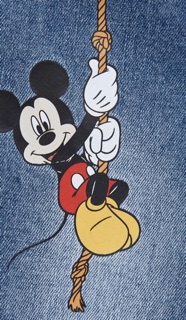 Quần Bò Mickey BT Cạp Chun <TD549>