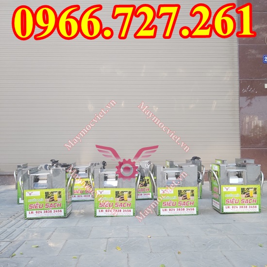 Thanh lý máy ép mía 3 lô inox 100% để bàn mini