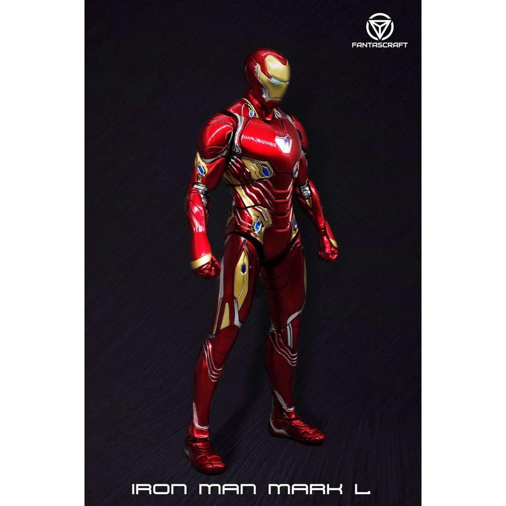 Mô hình Marvel Fantascraft Avengers Infinity War Iron Man Mark 50  Die-Cast 1/12 Action Figure - Hàng chính hãn